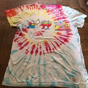 Tie Dye "Alice in Wonderland" Psychedelic Tee